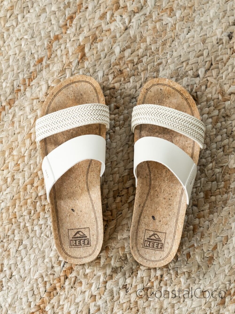 Reef Women's Cushion Vista Hi Sandal Size 9 Slide Summer Resortwear Coastal Boho - Picture 3 of 11